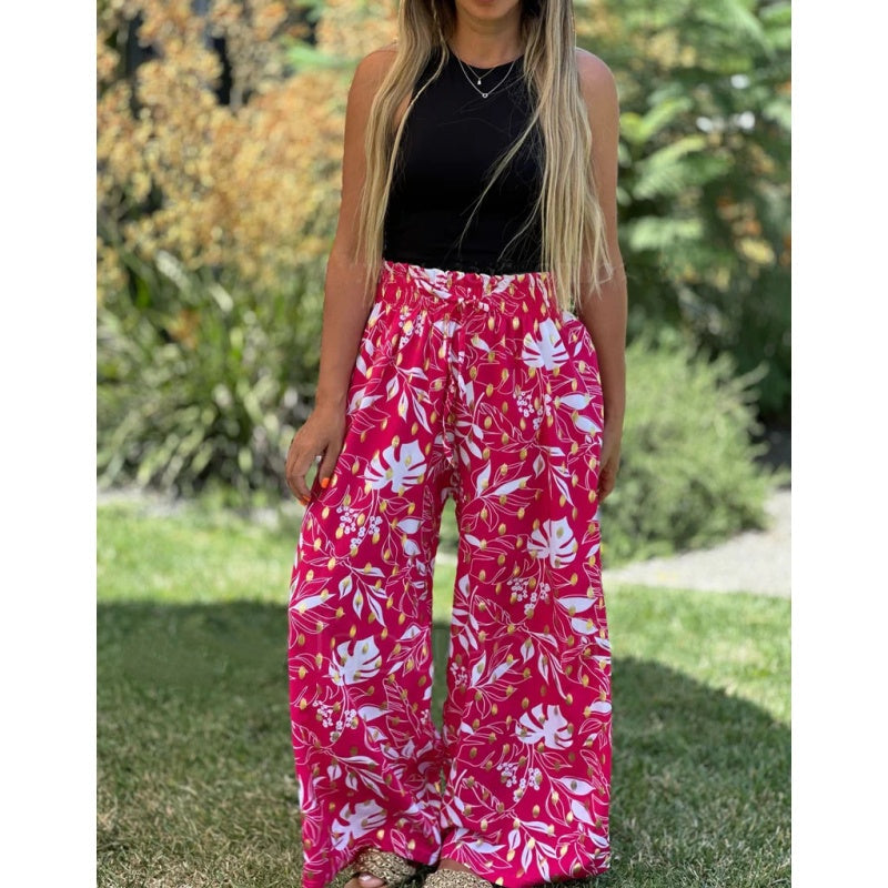 Chelsea | Women's Printed Wide Leg Pants