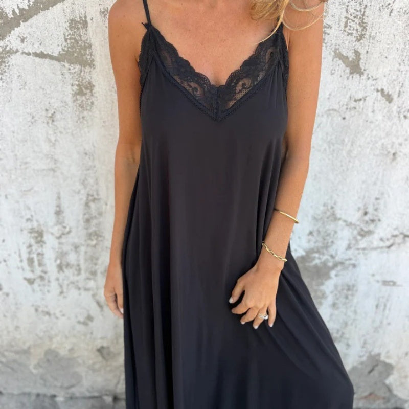 Ria | Elegant V-Neck Dress