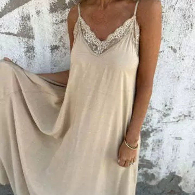 Ria | Elegant V-Neck Dress